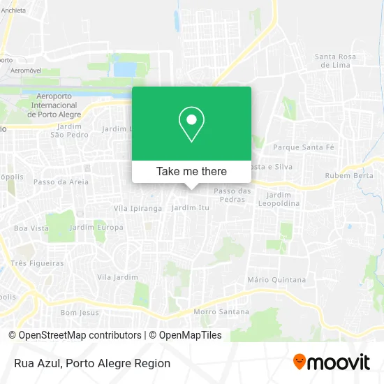 Rua Azul map