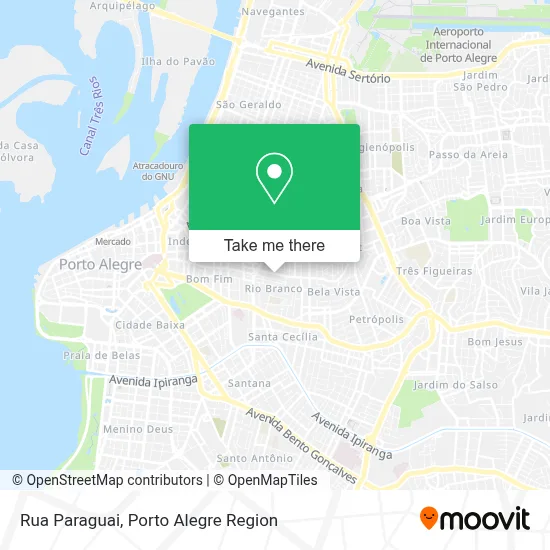 Rua Paraguai map