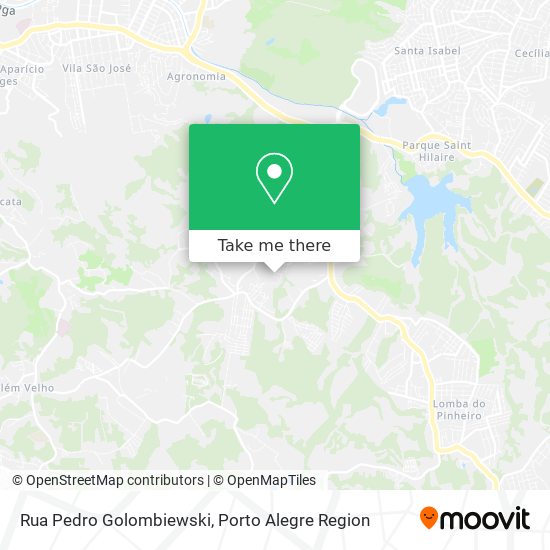 Rua Pedro Golombiewski map
