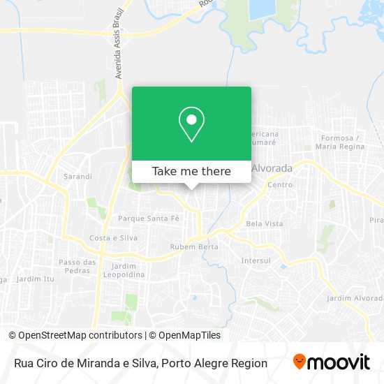 Rua Ciro de Miranda e Silva map