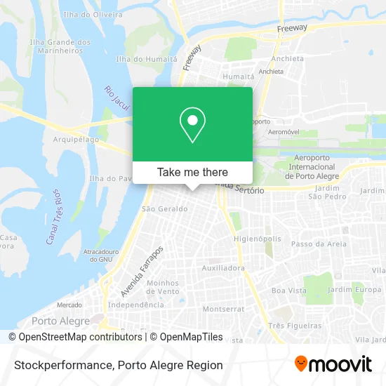 Stockperformance map