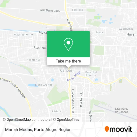 Mariah Modas map
