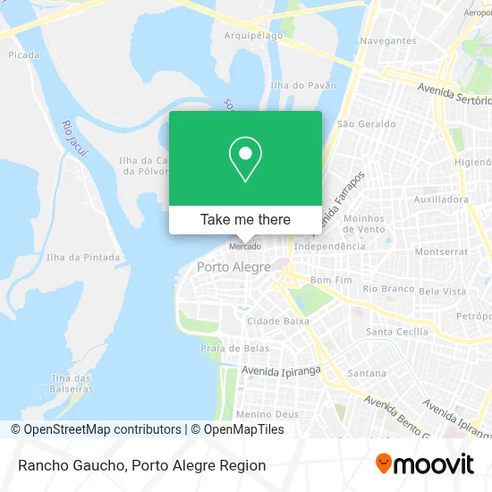 Rancho Gaucho map