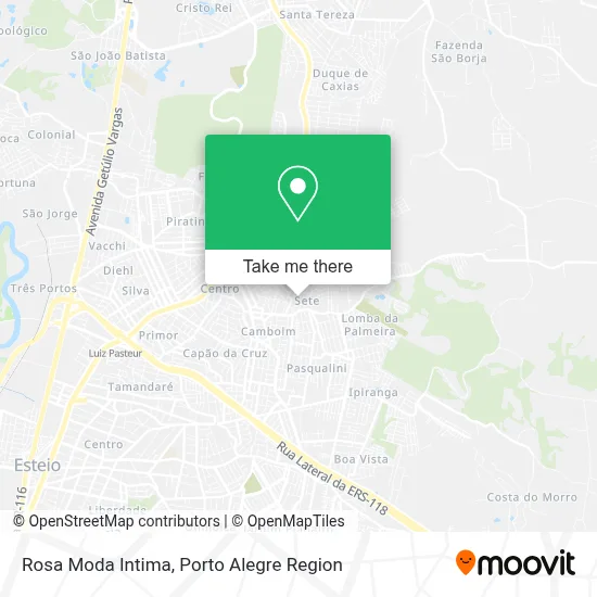 Rosa Moda Intima map