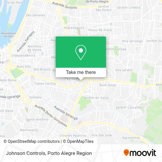 Johnson Controls map