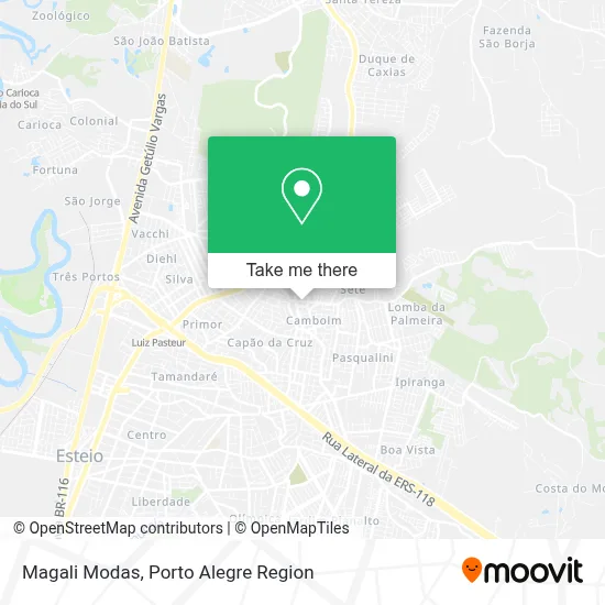 Magali Modas map