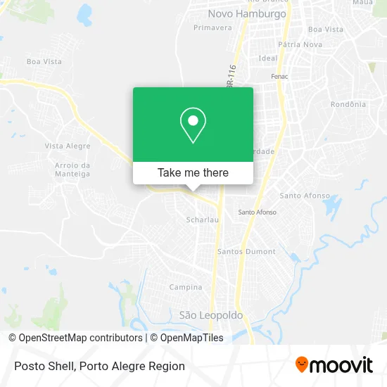 Posto Shell map