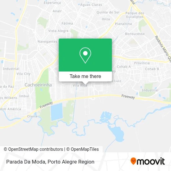 Parada Da Moda map