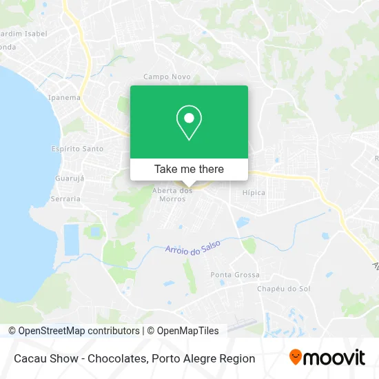 Cacau Show - Chocolates map