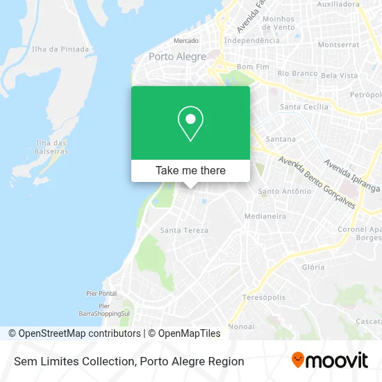 Sem Limites Collection map