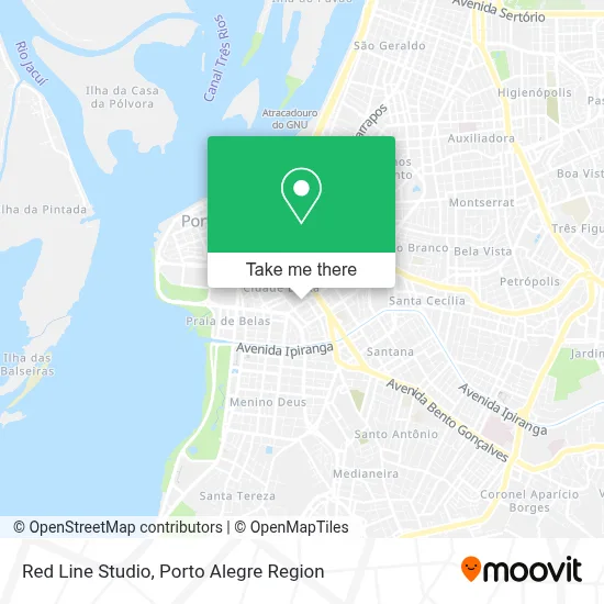 Red Line Studio map