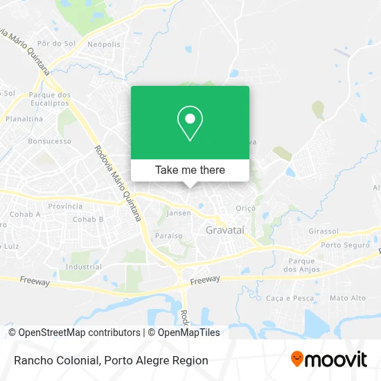 Rancho Colonial map