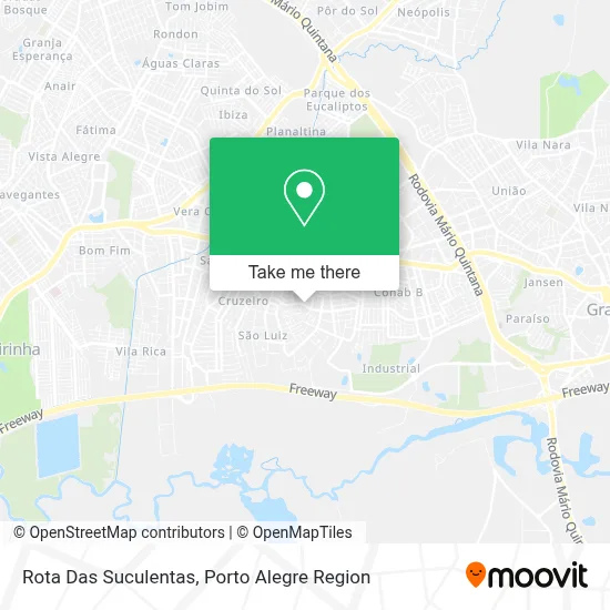 Rota Das Suculentas map