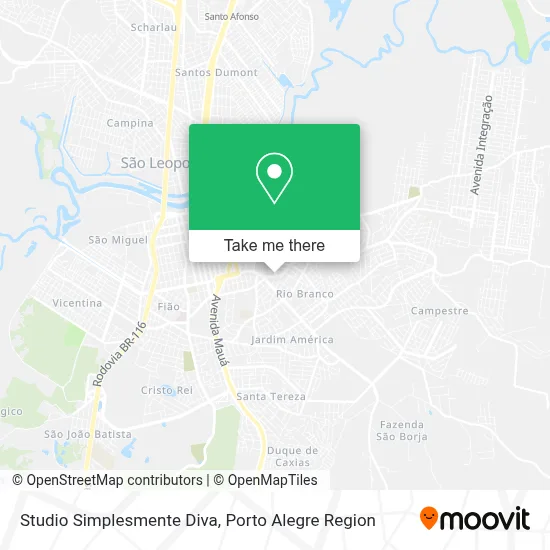 Studio Simplesmente Diva map