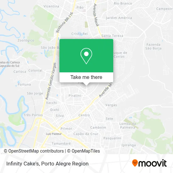 Infinity Cake's map