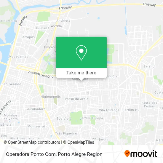 Operadora Ponto Com map