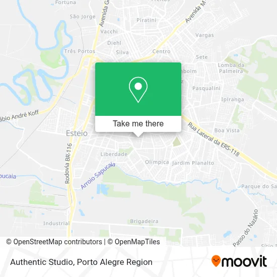 Authentic Studio map