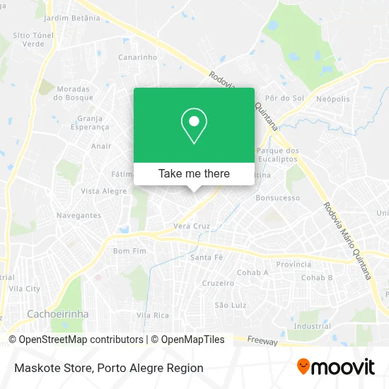Maskote Store map