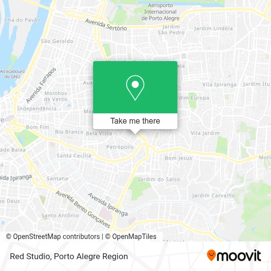 Red Studio map