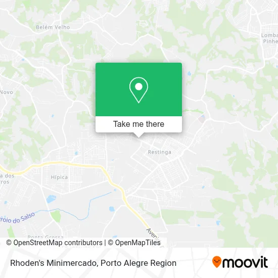 Rhoden's Minimercado map