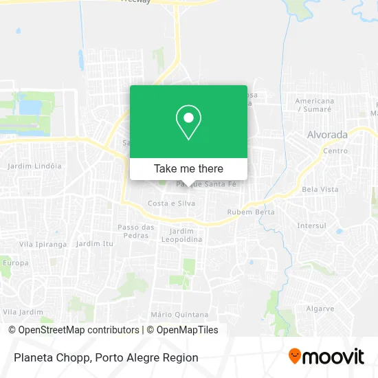 Planeta Chopp map