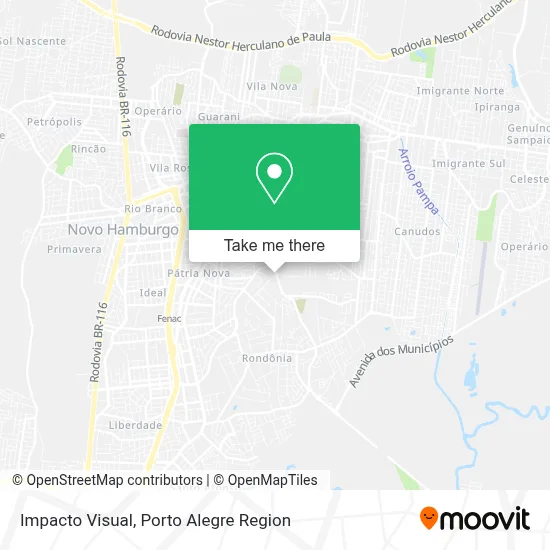 Impacto Visual map
