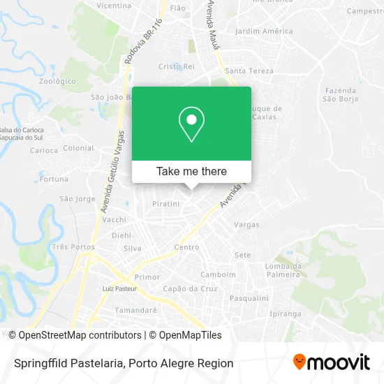 Springffild Pastelaria map