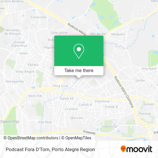 Podcast Fora D'Tom map