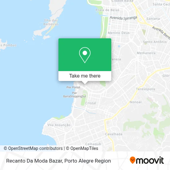 Recanto Da Moda Bazar map