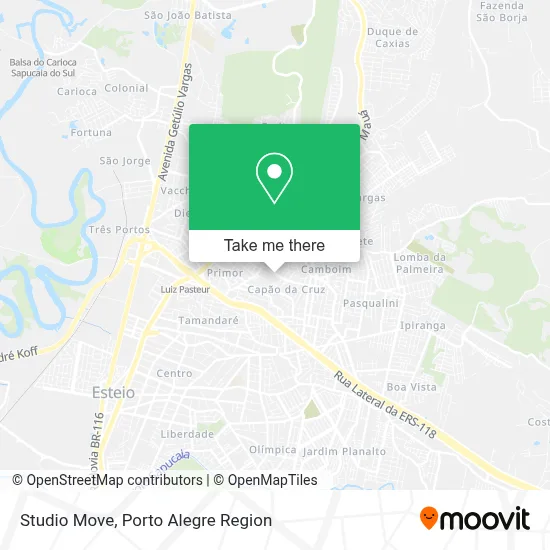 Studio Move map