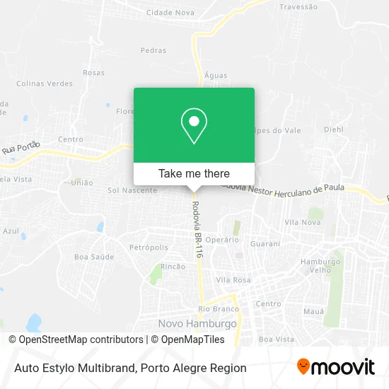 Auto Estylo Multibrand map