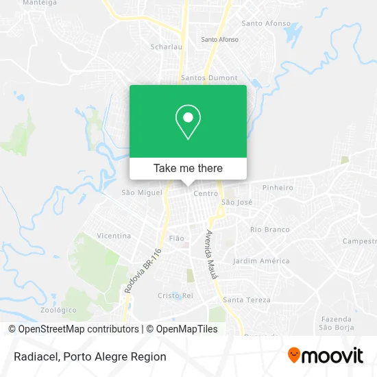 Radiacel map