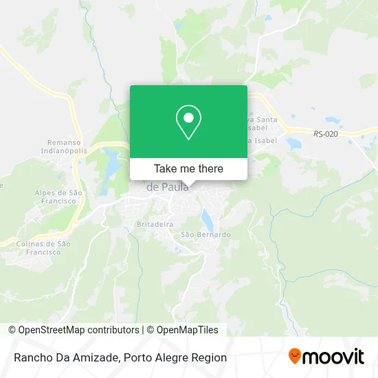Rancho Da Amizade map