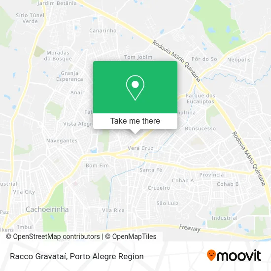 Racco Gravataí map