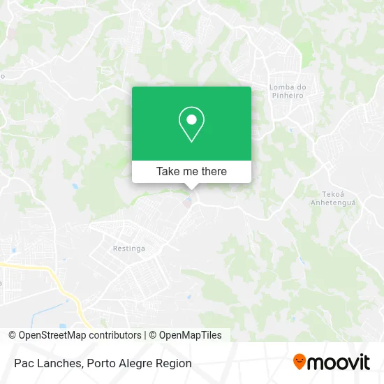 Pac Lanches map