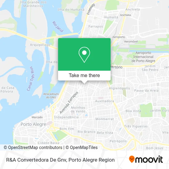 R&A Convertedora De Gnv map