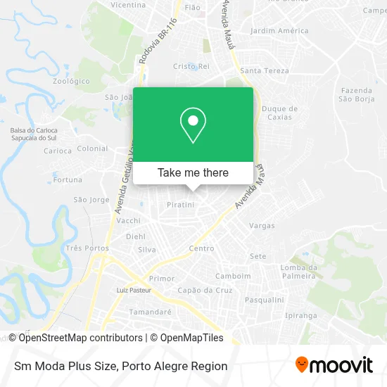 Sm Moda Plus Size map