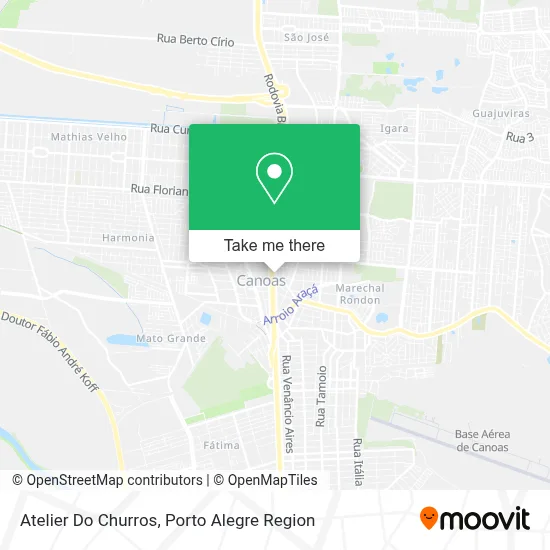 Atelier Do Churros map