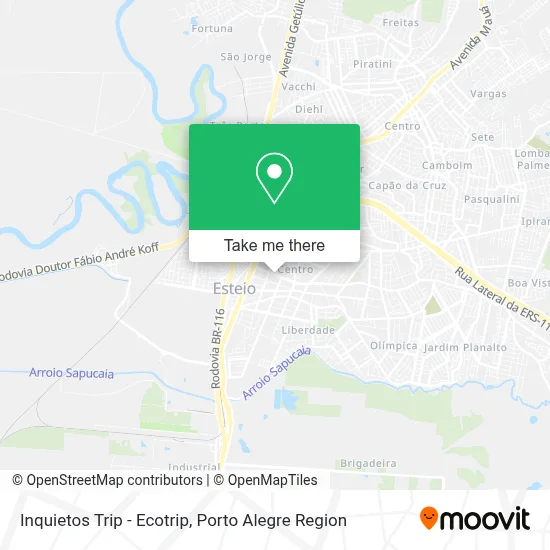 Inquietos Trip - Ecotrip map