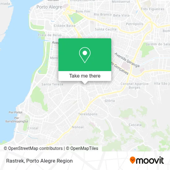 Rastrek map