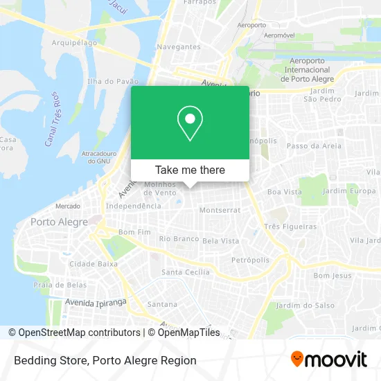 Bedding Store map
