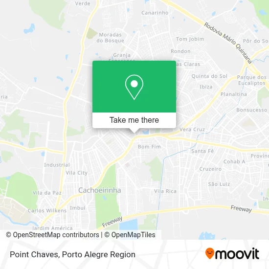 Point Chaves map