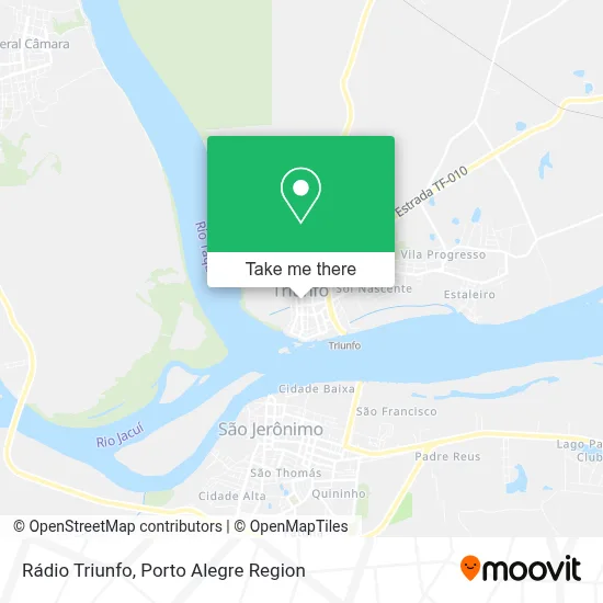 Rádio Triunfo map