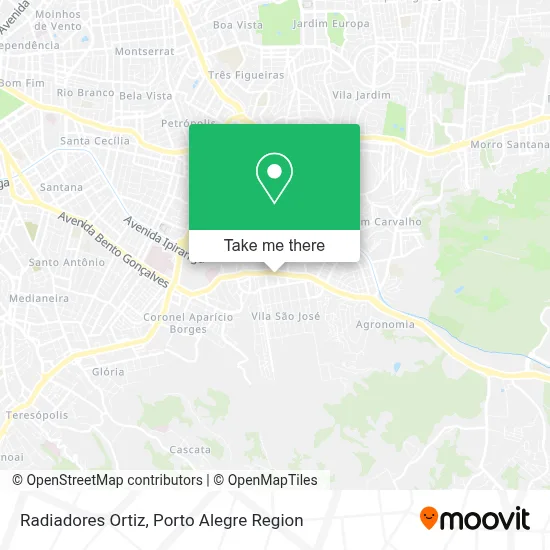 Radiadores Ortiz map