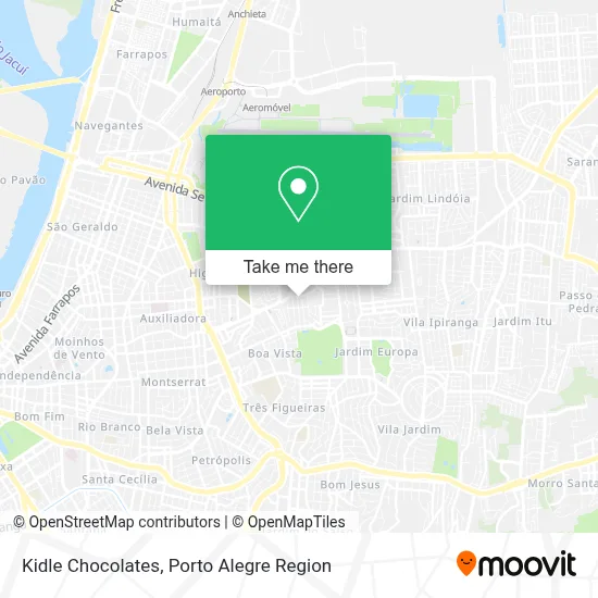 Kidle Chocolates map