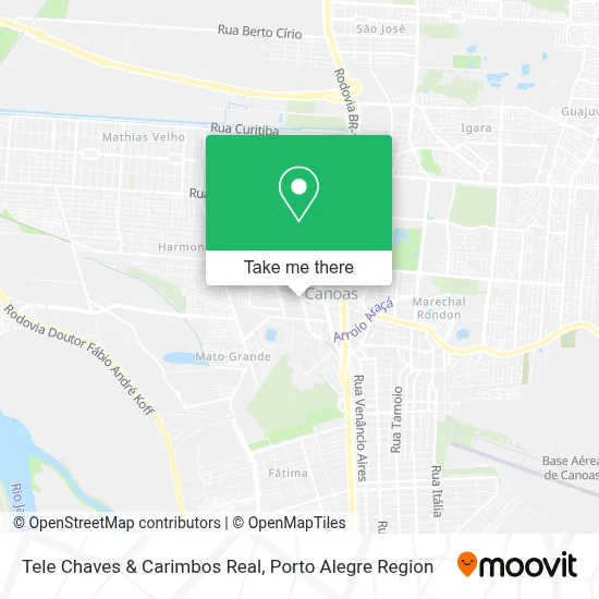 Tele Chaves & Carimbos Real map