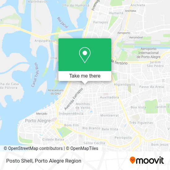 Posto Shell map