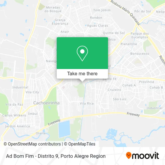 Ad Bom Fim - Distrito 9 map