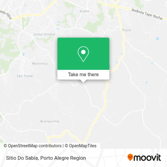 Sitio Do Sabia map