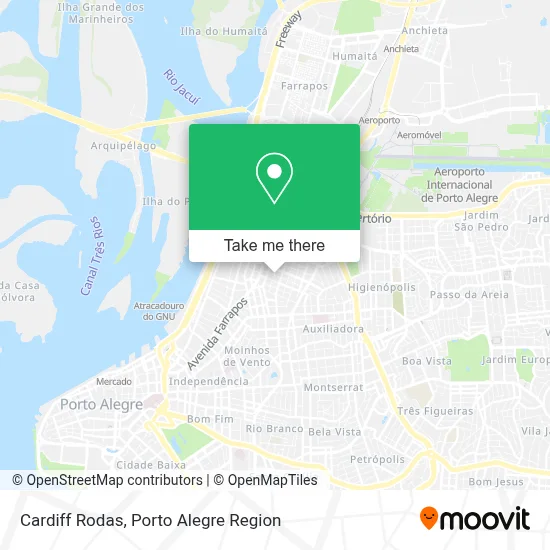 Cardiff Rodas map